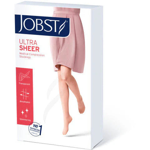 Jobst Ultrasheer  K/H OT 15-20 XL  Natural  (Pair)
